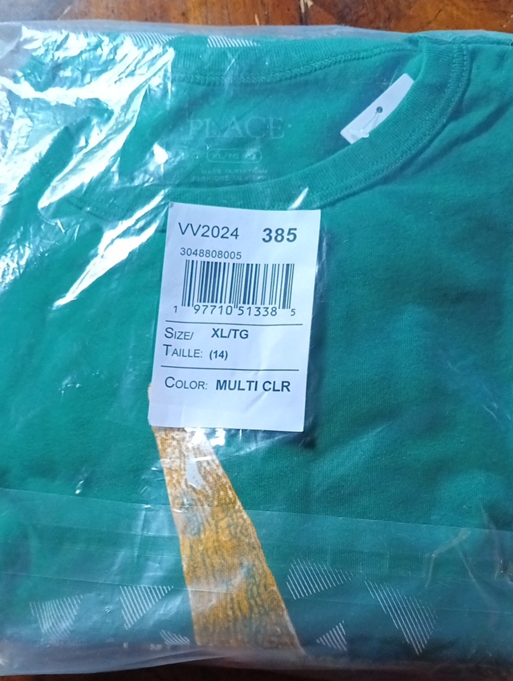 The Children's Place Teal Green Long-Sleeve Tee with Subtle Multi-Color Detail